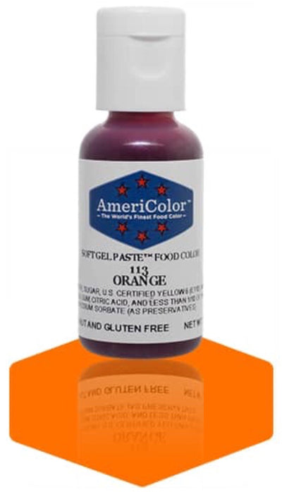 113-Orange AmeriColor Softgel Paste Food Color