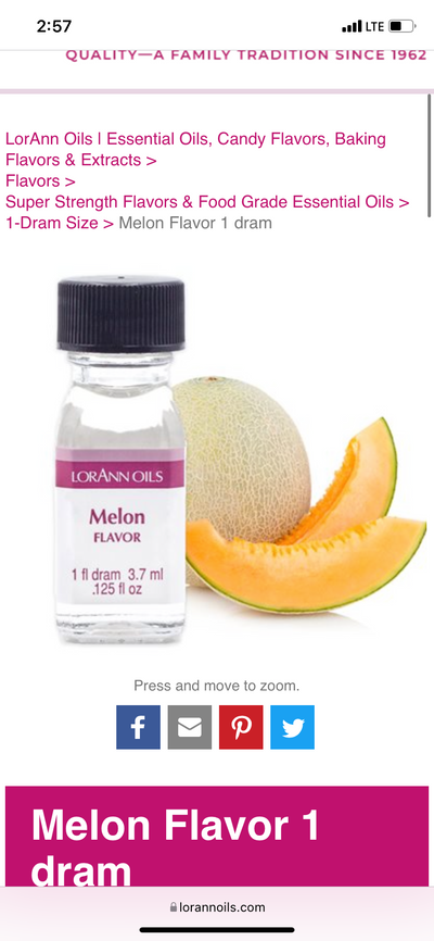 Lorann Oils 3.7ml Melon Flavor