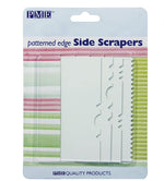Pme patterned edge side scrapers