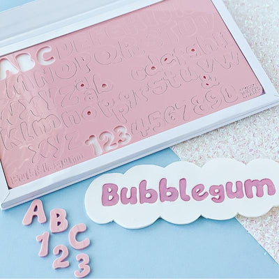 BUBBLEGUM - UPPERCASE, LOWERCASE, NUMBERS & SYMBOLS