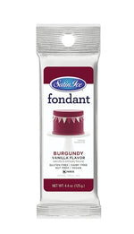 Satin ice 4.4oz Burgundy fondant