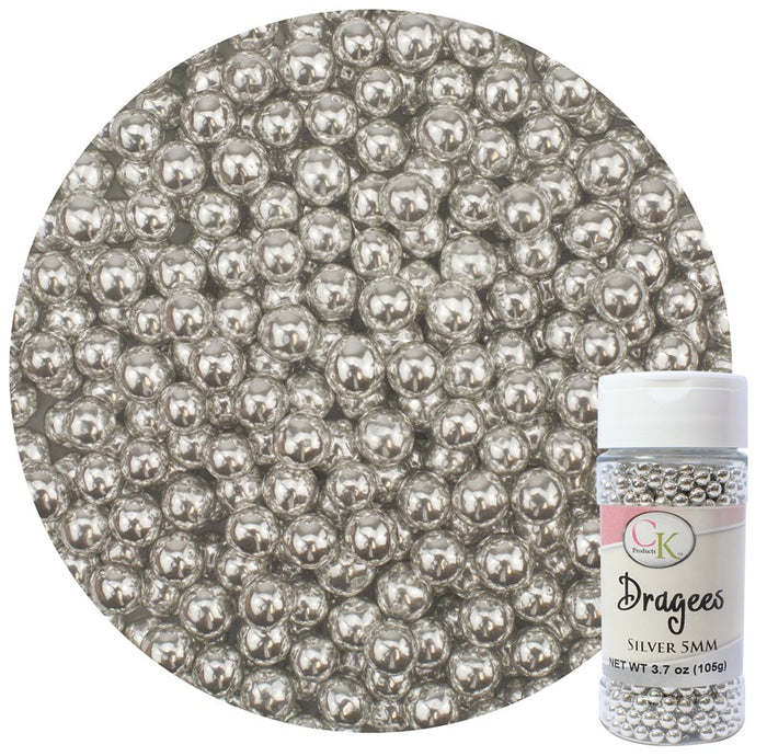 CK Products Silver 5mm Dragee 3.7oz