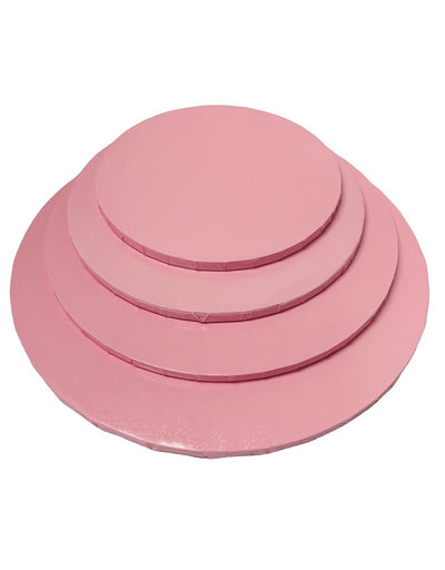 8in Pink Cake Drum - Round