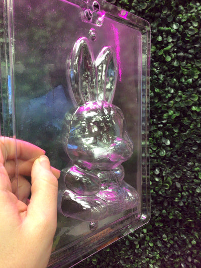 Bunny Holding Basket 2 pc Chocolate Mold