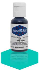 128-Turquoise AmeriColor Softgel Paste Food Color