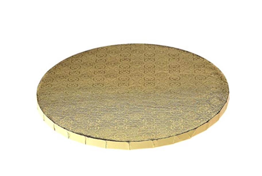 10in Gold Cake Drum - Round