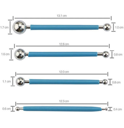 Sculpture Modeling Tool/ Metal ball tool set/ Cake Tool