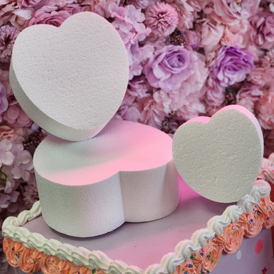 Heart Styrofoam Cake Dummy