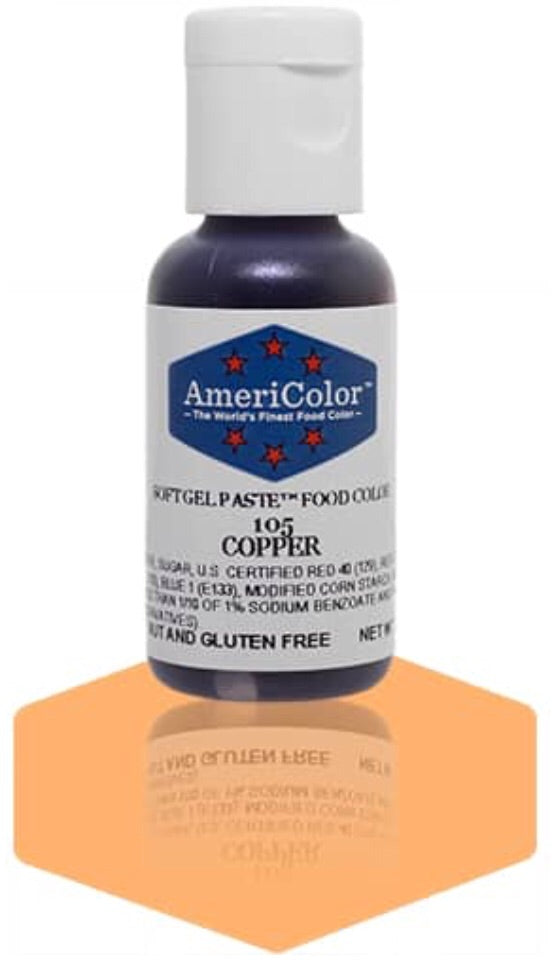 105-Copper Americolor Softgel Food Color