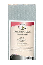 Large Diamond Impression Mat 4pk