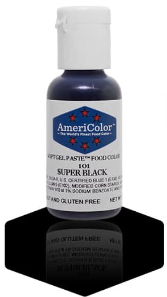 101-Super Black AmeriColor Softgel Paste Food Color