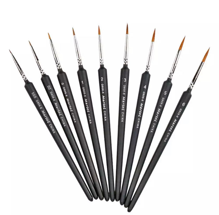 10 pack Detail Brush Set