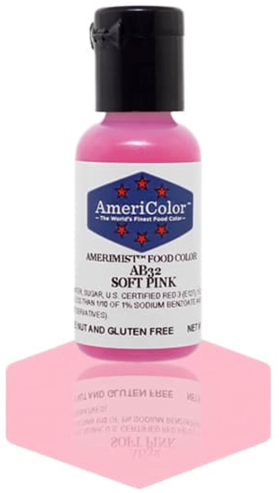 AB32-Soft Pink Americolor Amerimist Food Color