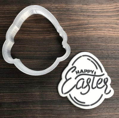 Easter Egg: Happy Easter Cookie Cutter