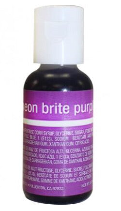 Neon Brite Purple Chefmaster Liqua-gel Food Coloring