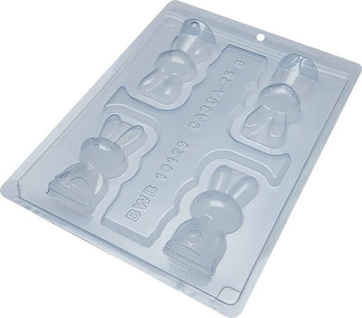 Small Sitting Bunny - 3-Part Chocolate Mold(BWB)