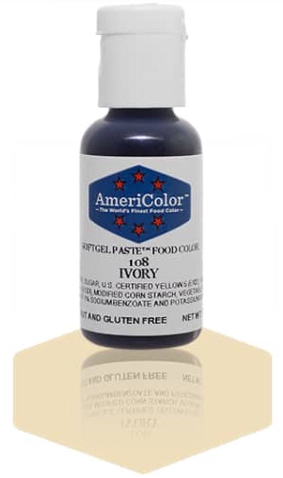 108-Ivory AmeriColor Softgel Paste Food Color