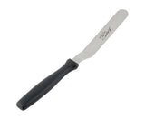 Ateco 1305 Ultra Small Size Tapered Offset Baking / Icing Spatula with 4 1/4" Blade and Plastic Handle