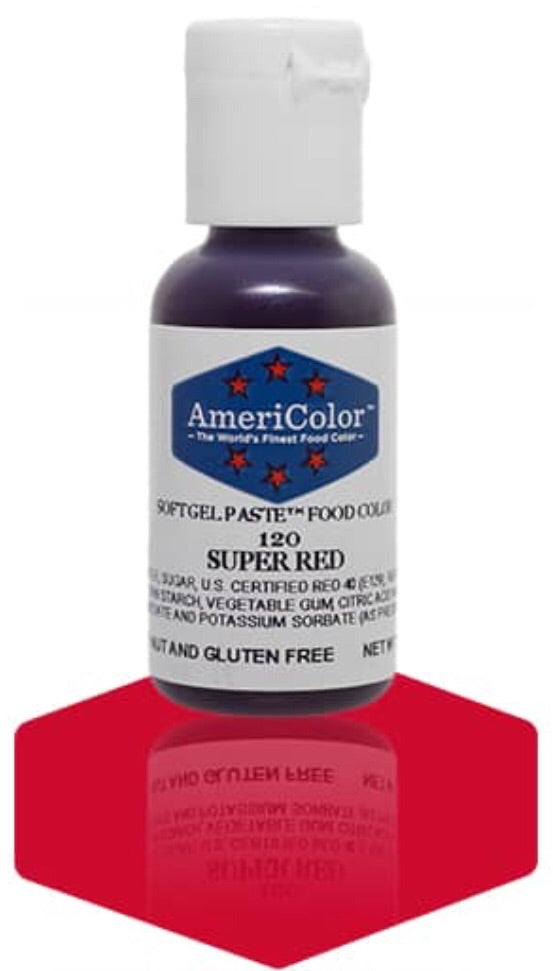 120-Super Red AmeriColor Softgel Paste Food Color