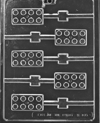 Building Block (Lego) Lollipop- chocolate mold