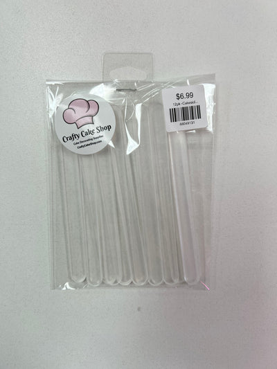 12pk -Cakesicle Sticks Acrylic