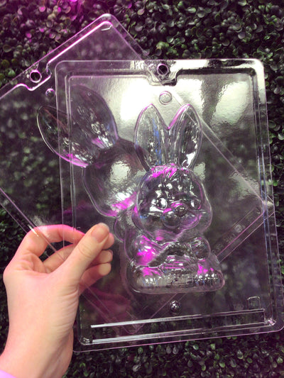 Bunny Holding Basket 2 pc Chocolate Mold