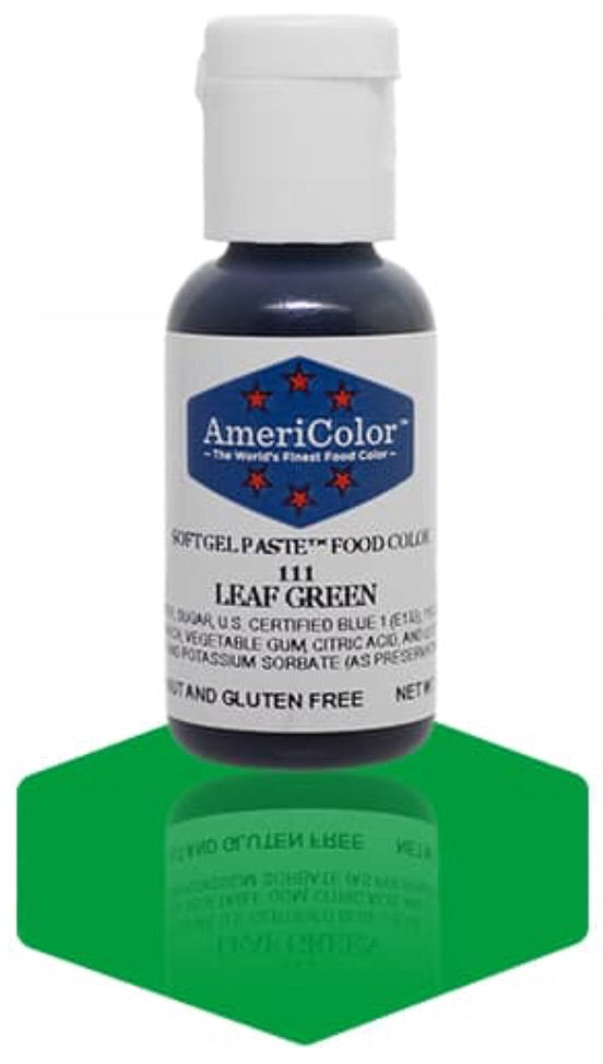 111-Leaf Green AmeriColor Softgel Paste Food Color