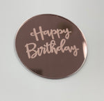 Acrylic Happy Birthday Discs