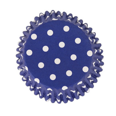 Blue Polka Dot Cupcake Liners