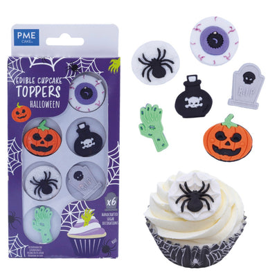 PME Halloween edible cupcake topper set