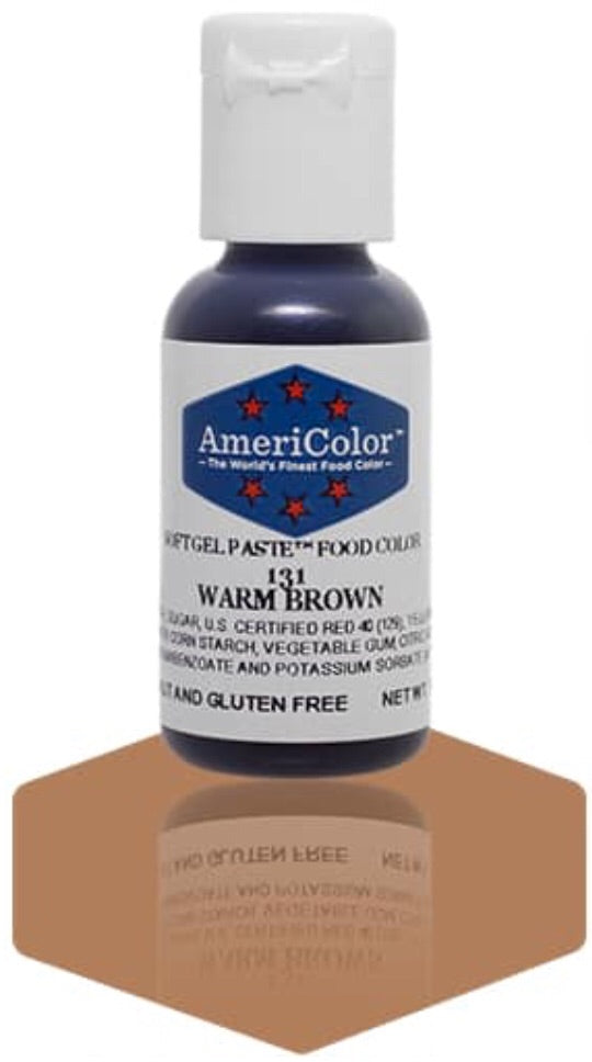 131-Warm Brown Americolor Food Color