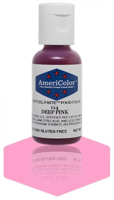 114-Deep Pink AmeriColor Softgel Paste Food Color