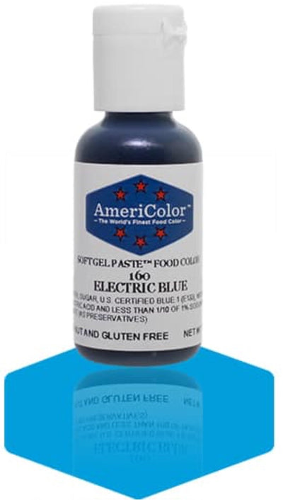 160-Electric Blue Americolor Softgel Food Color