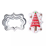 4pc Plaque Cookie Cutter Sets