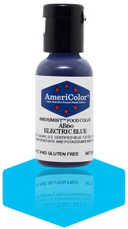 AB60-Electric Blue Americolor Amerimist Food Color