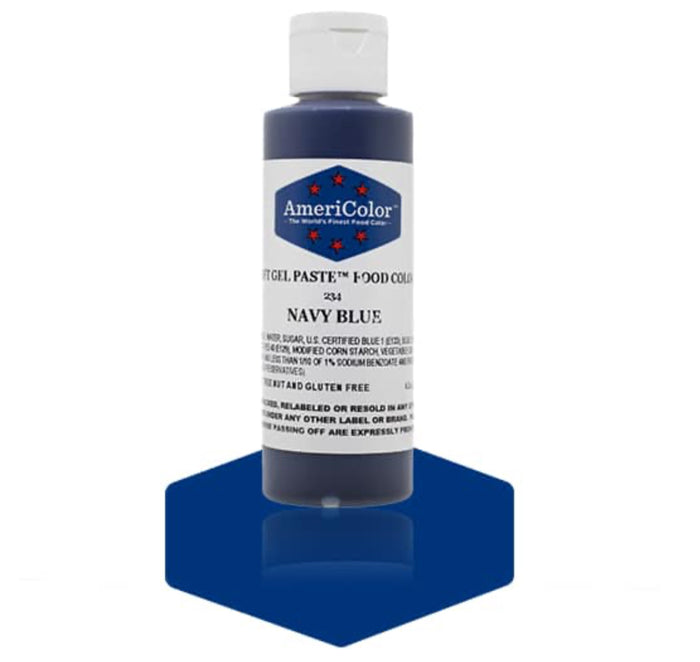 234 Navy Blue soft gel paste Americolor