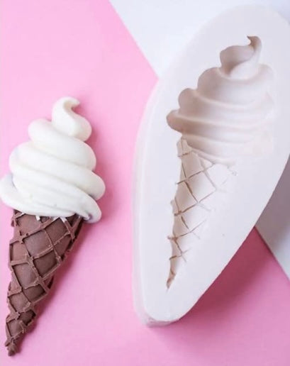 Silicone ice cream cone