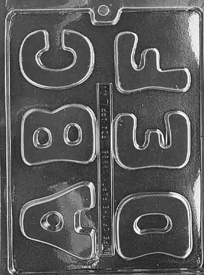 Letters “A-F” Chocolate Mold