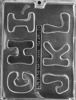 Letters “G-L” Chocolate Mold