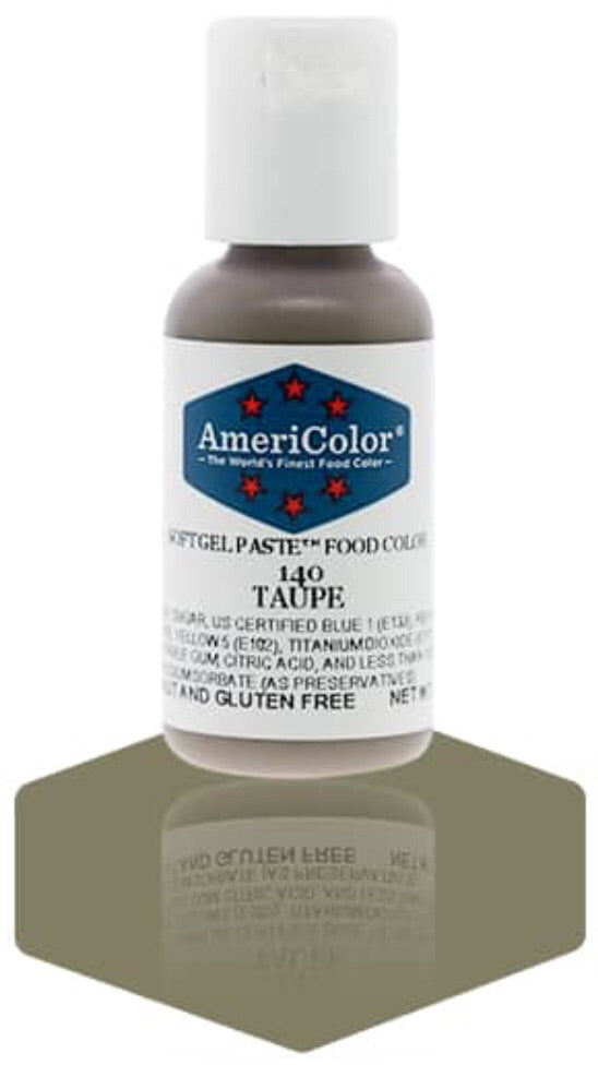 140-Taupe Americolor Softgel Food Color