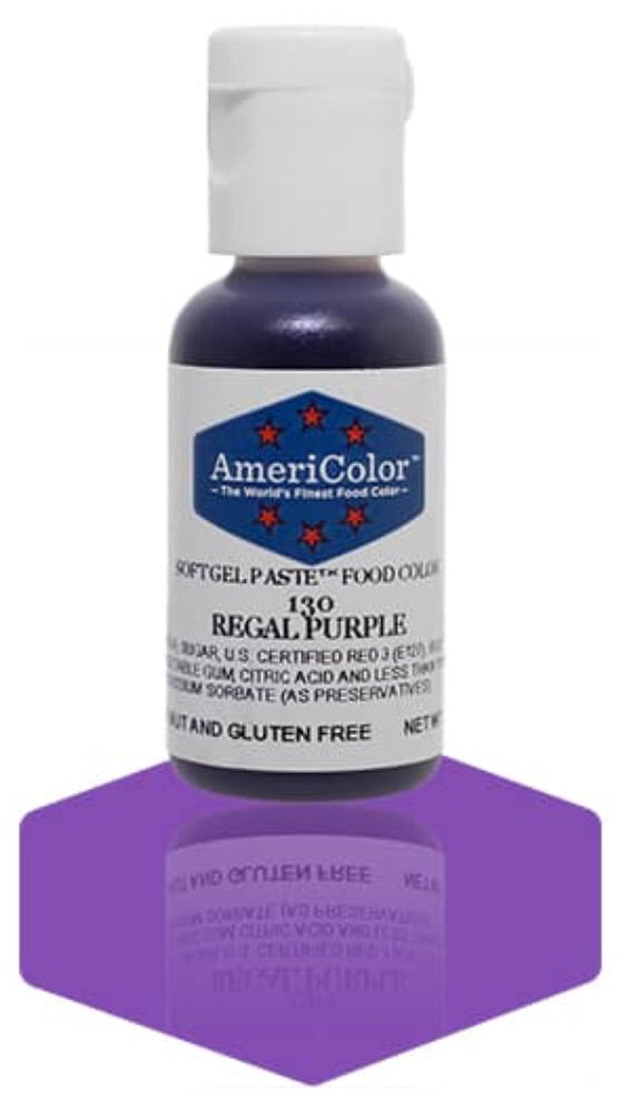 130-Regal Purple AmeriColor Softgel Paste Food Color
