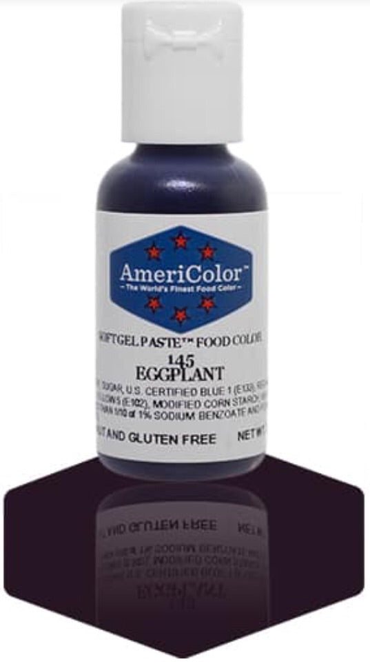 145-Eggplant Americolor Softgel Food Color