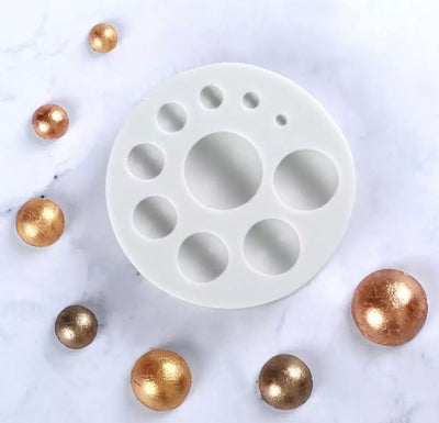 Multi Round Half Sphere Silicone Mold
