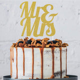 Mr. And Mrs. cake topper