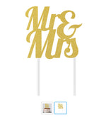 Mr. And Mrs. cake topper