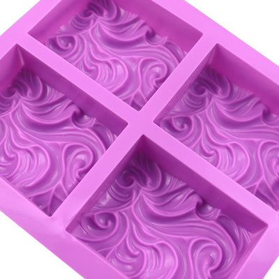 Wavy Design Rectangle Mold